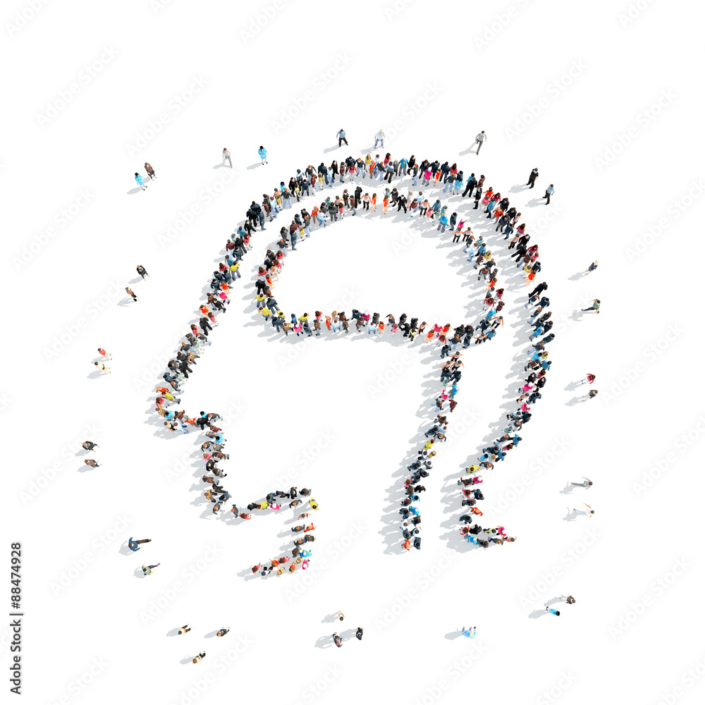 people in the shape of a man, brain people in the shape of a man, brain