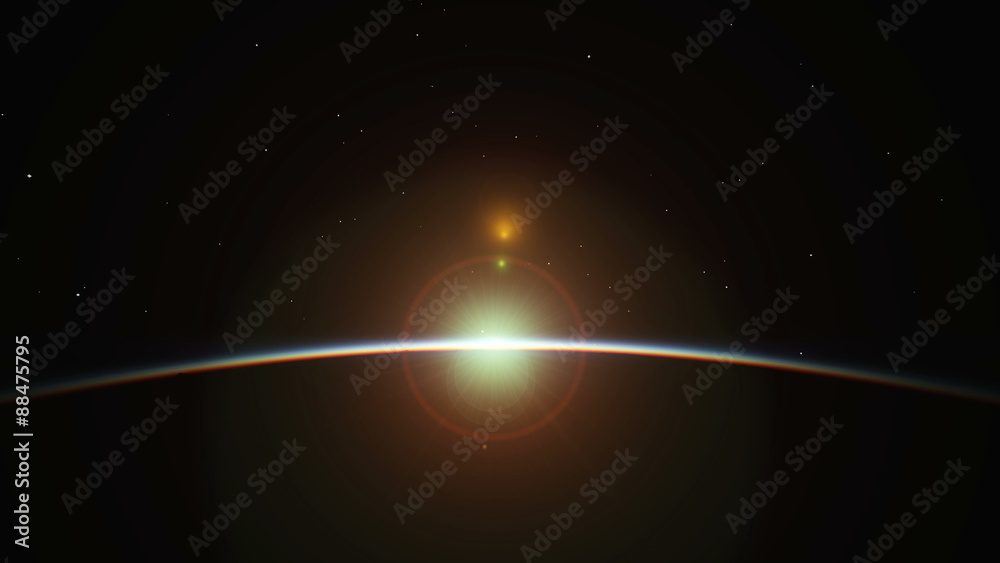 planet sunrise 4k
