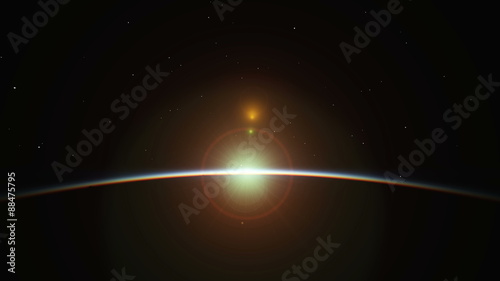 planet sunrise 4k