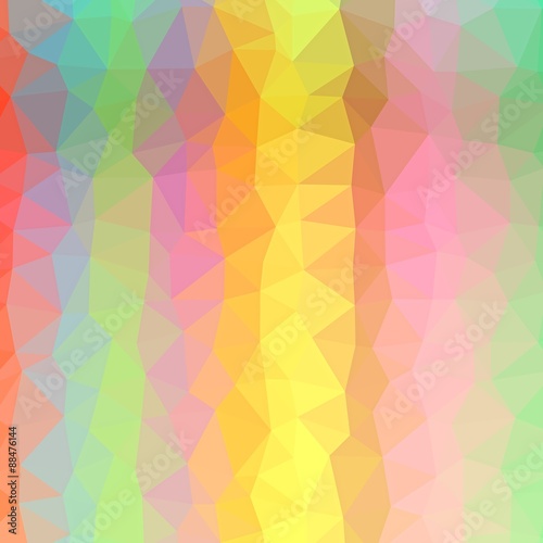 Wallpaper Mural Abstract colorful triangular or polygonal background. Torontodigital.ca