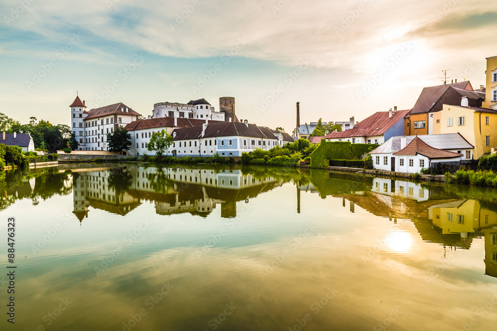 View of Jindrichuv Hradec Castle-Czech Republic View of Jindrichuv Hradec Castle-Czech Republic