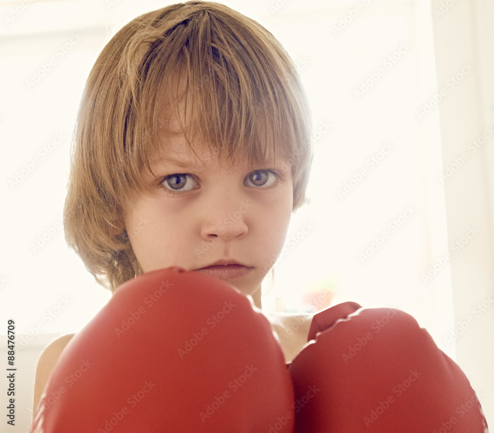 The young boxer The young boxer