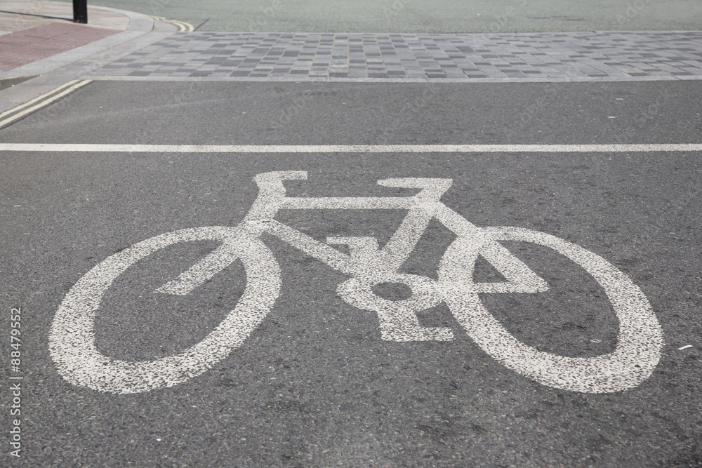 Obraz premium Bike Sign