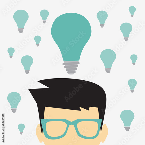 business man with idea