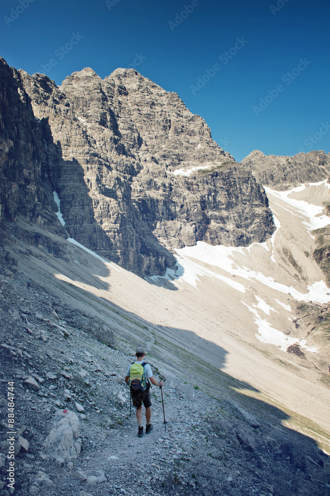 Hochvogel Mountain in the Bavarian Alps, Germany Hochvogel Mountain in the Bavarian Alps, Germany