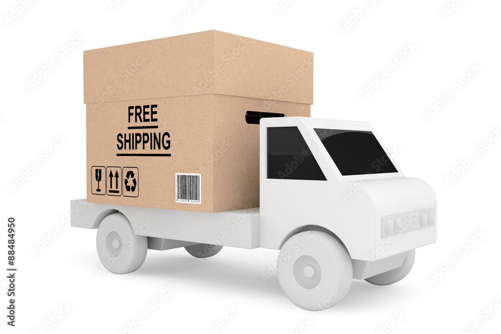 Simple Truck Load with Free Shipping Box Simple Truck Load with Free Shipping Box