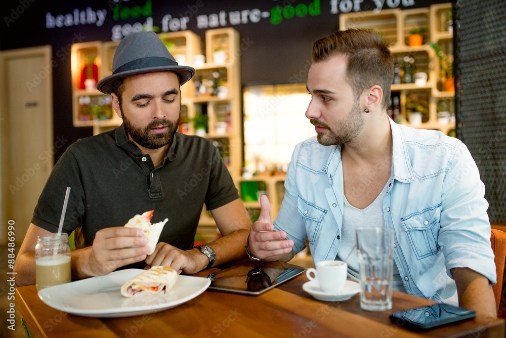 Casual meeting in a Coffee Shop Casual meeting in a Coffee Shop