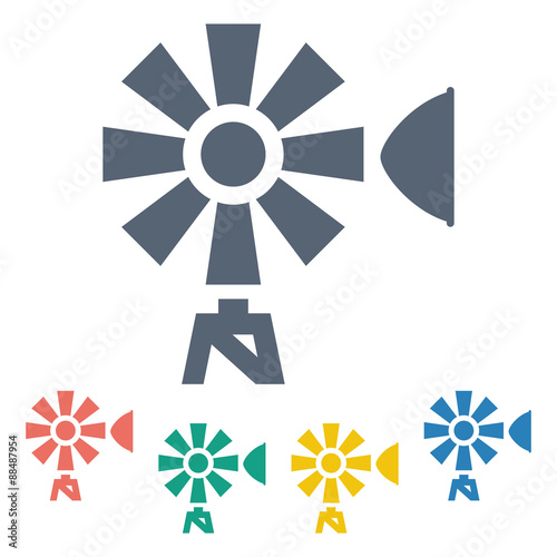 Vector illustration of modern farm icon