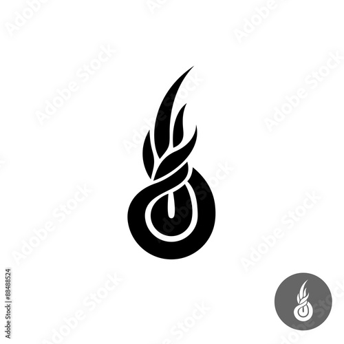 Abstract knot logo