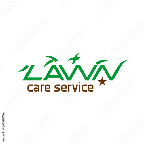 Lawn care logo