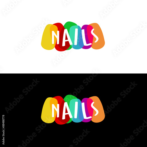 Nails colorful logo