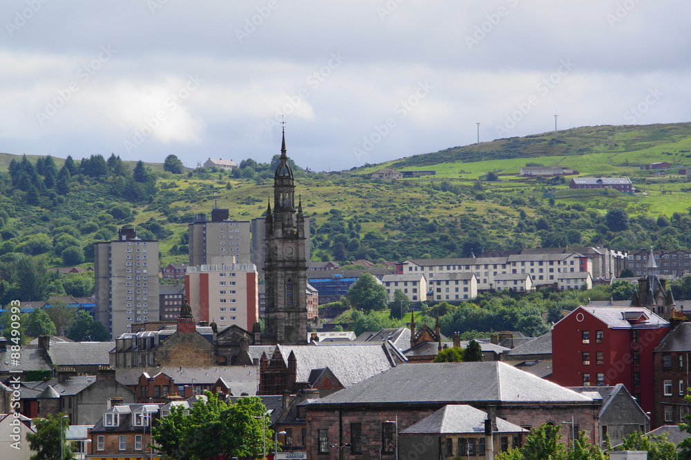 Naklejka premium greenock