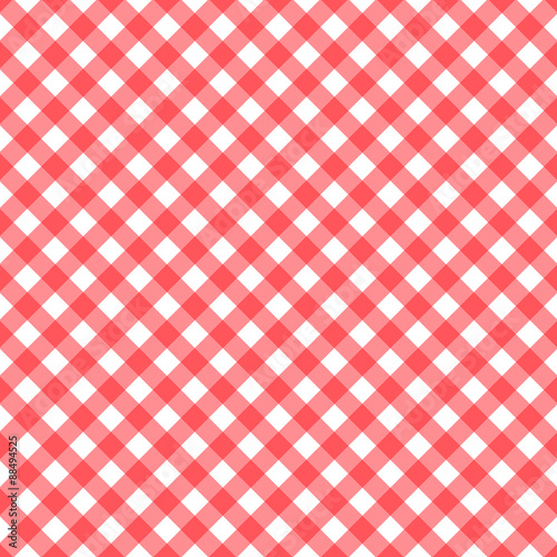 Table cloth seamless pattern red. Vector illustration