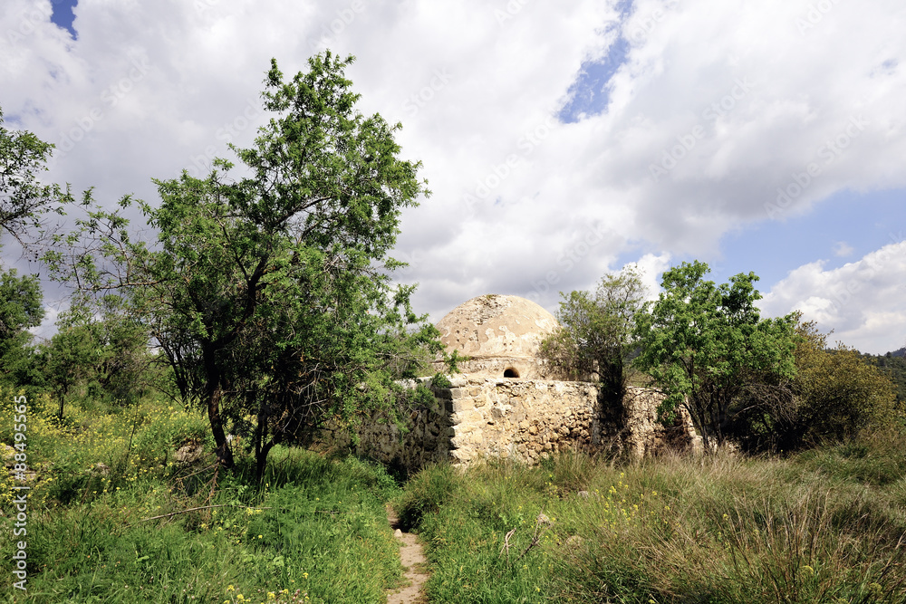Sheikh Badr mosque ruins in Jerusalem mountains. Sheikh Badr mosque ruins in Jerusalem mountains.