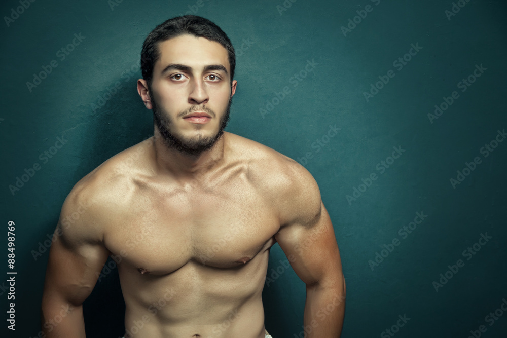 Fototapeta premium Muscular Young Man