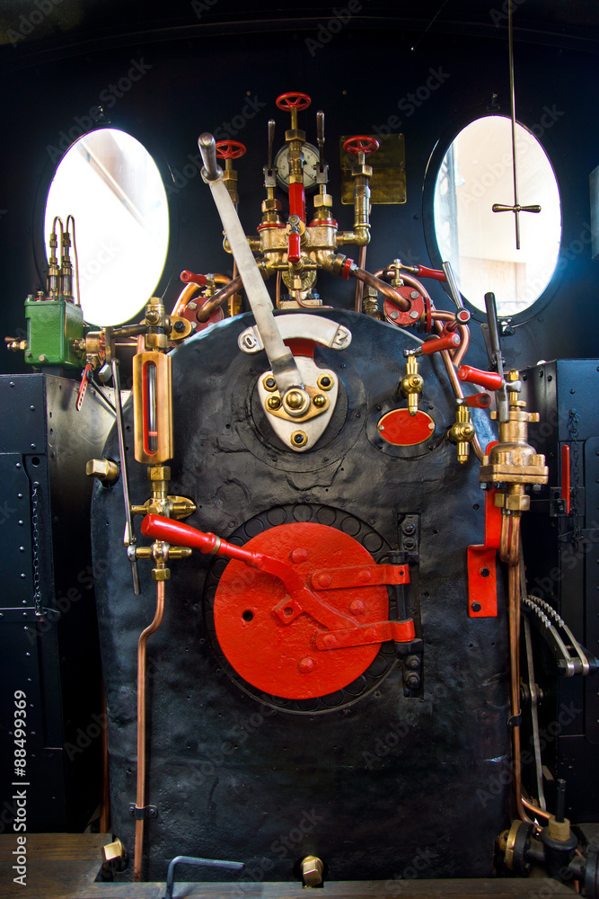 Fototapeta premium Train stream engine