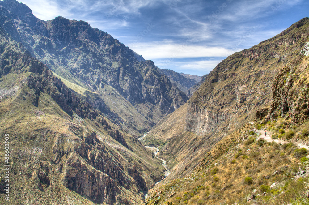 View over the Colca Canyon near Arequipa, Peru
View over the Colca Canyon near Arequipa, Peru