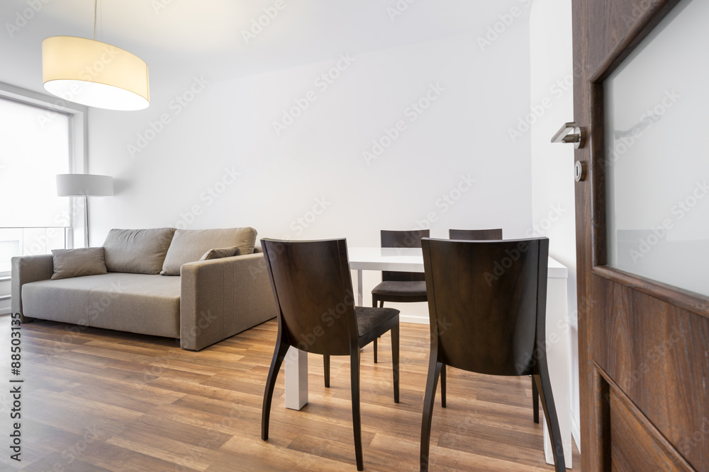 Naklejka premium Modern interior design: Living room
