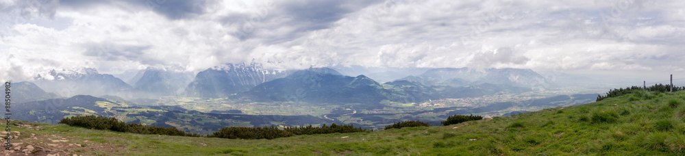 Panorama Salzachtal bei Hallein