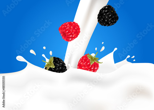 Milk vector 