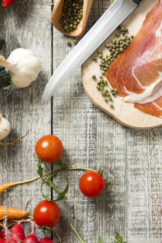 Fresh food on the table