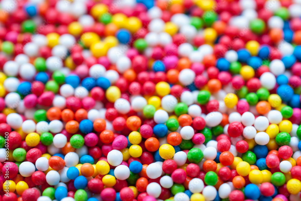 Sugar sprinkle dots, decoration for cake and bekery Sugar sprinkle dots, decoration for cake and bekery