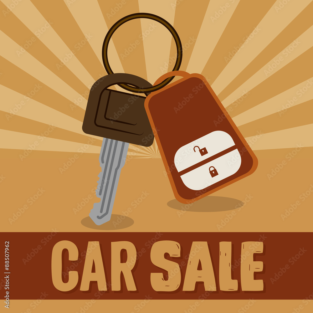 Naklejka premium Buy a Car design