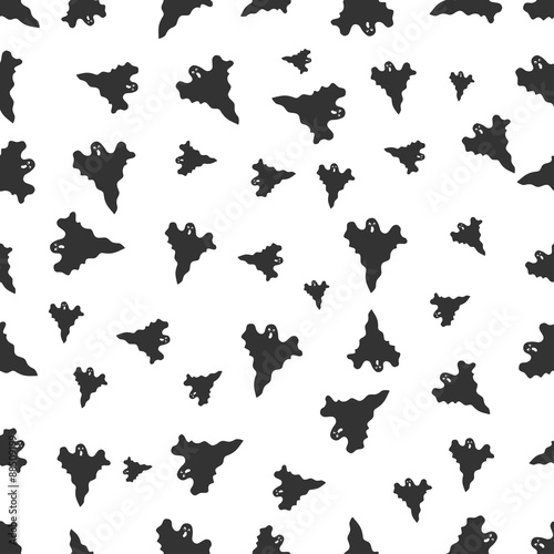 seamless pattern with ghost