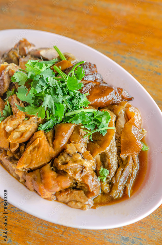 Stewed Pork Leg
