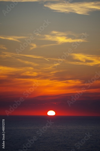 Red Sunset - Sky and Sea © Mathier