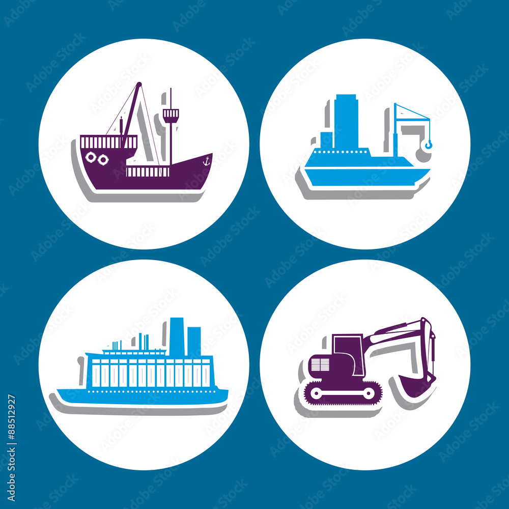 Fototapeta premium Transport design