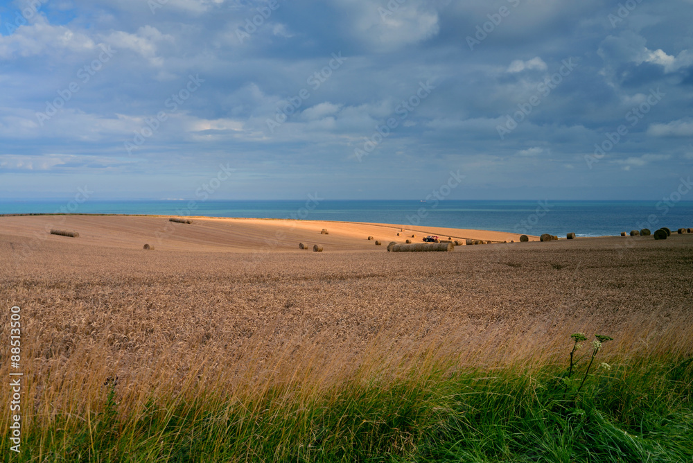 aube sur la côte d'opale