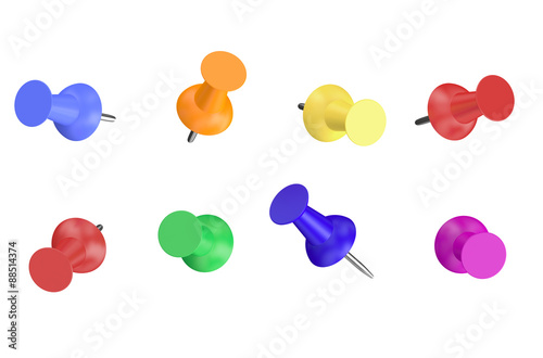 Colored Push Pins