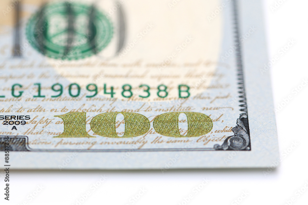 Obraz premium Hundred Dollar Bills