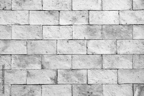Grey brick wall texture and background.