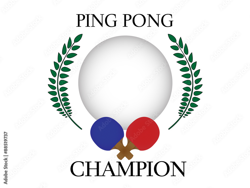Ping Pong Champion 2 Stock Vector | Adobe Stock