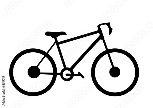 black bicycle