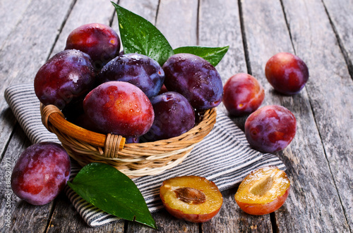 Fresh plum