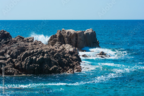 Felsen im Meer Sardinien