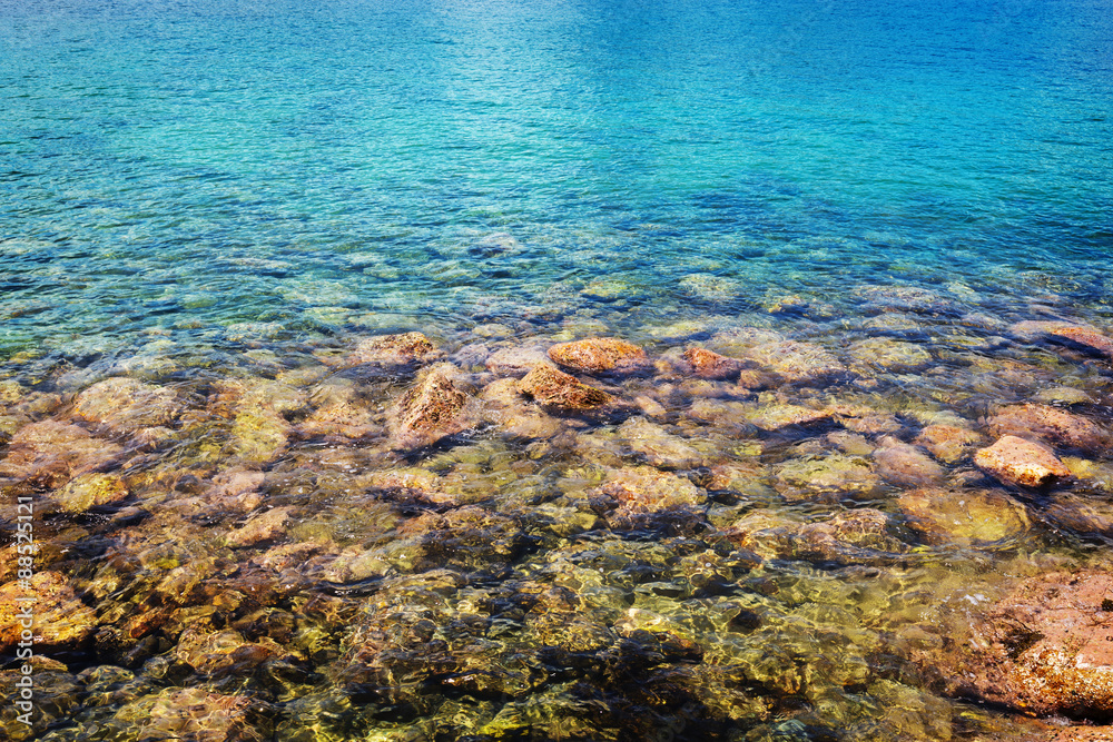 Fototapeta premium Stones beside the sea