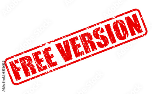 Free version red stamp text