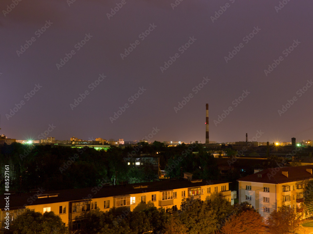 Obraz premium Factory chimneys.