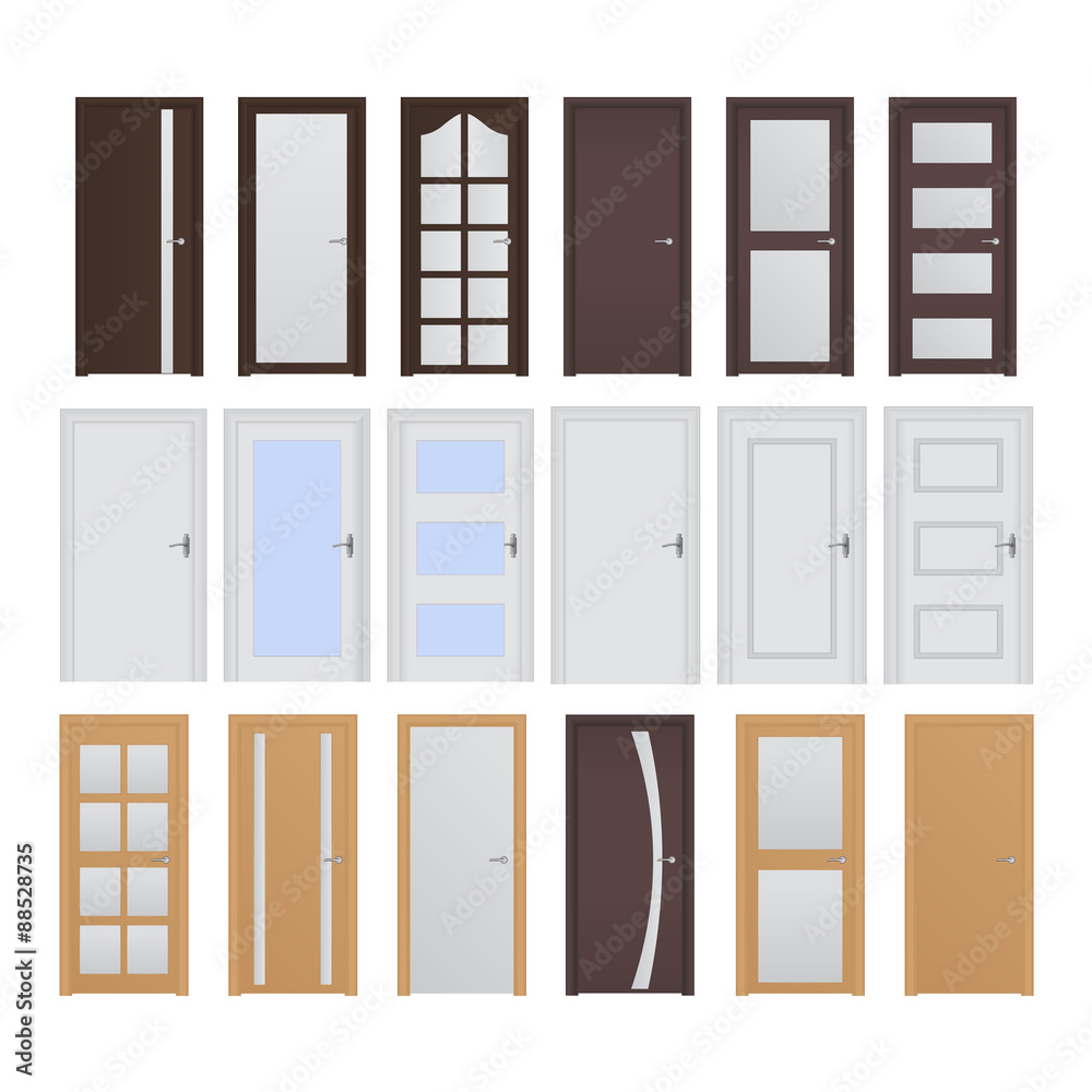 Fototapeta premium Interior doors.