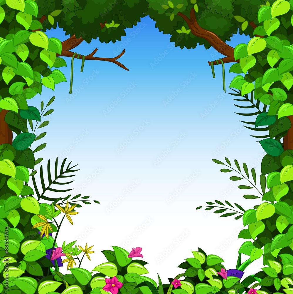 Fototapeta premium beauty green forest
