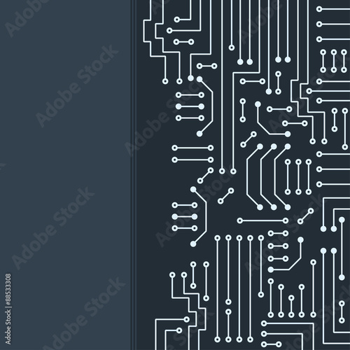 Drawing modern electronic circuit