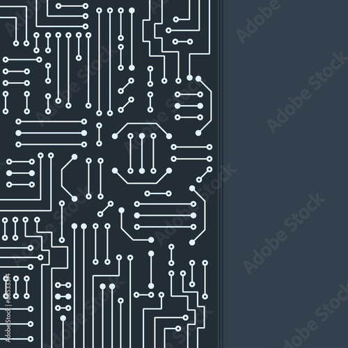 Drawing modern electronic circuit