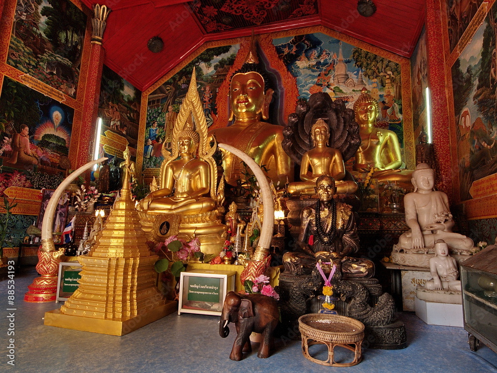 Wat Phra That Doi Suthep is the popular tourist destination of Chiang Mai, Thailand