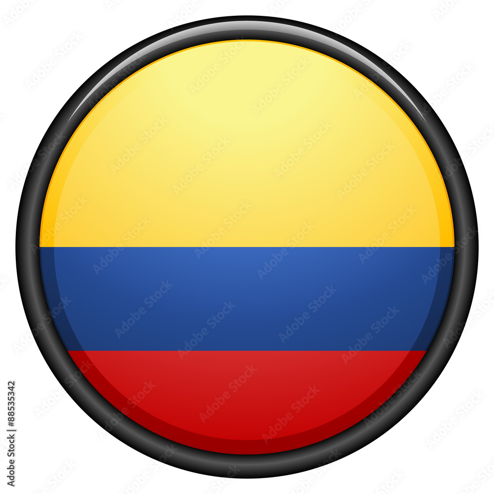 Fototapeta premium Colombia button