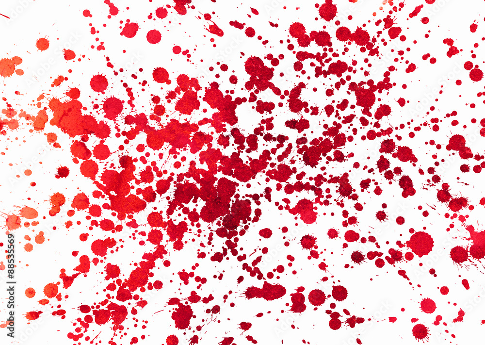 Splattering blood_01/飛び散る血痕