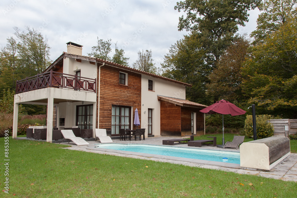 house with pool for swimming